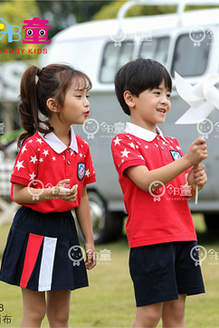 夏季國際高檔幼兒園園服禮服制定