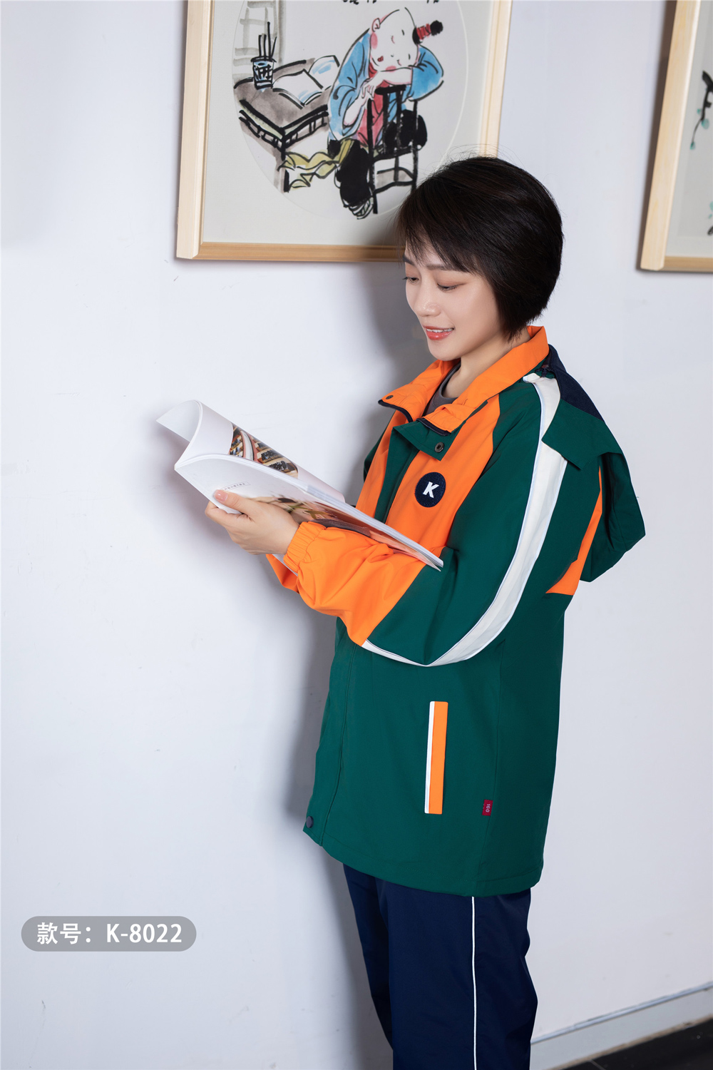 沖鋒衣校服園服k8022